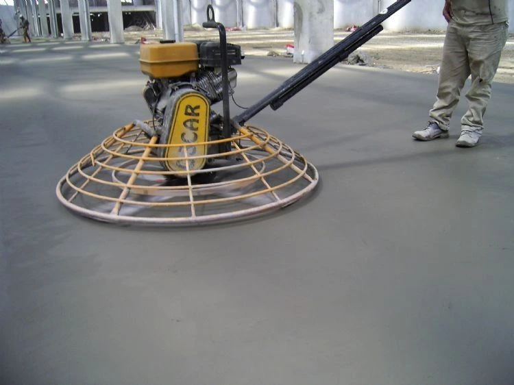 Helicopter Power Troweled Concrete